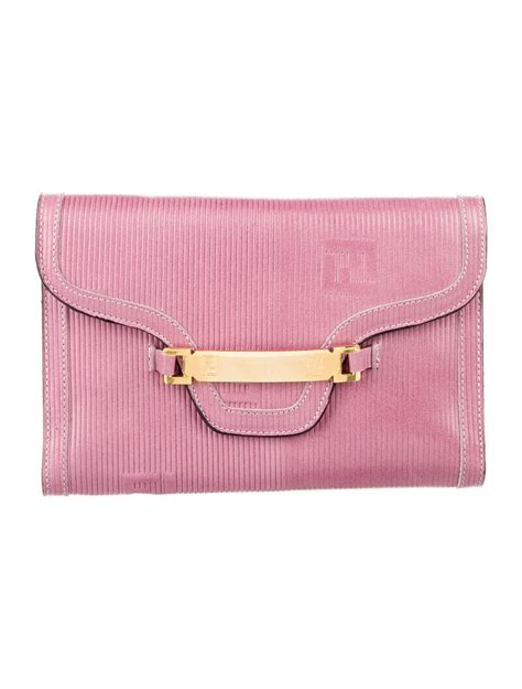 fendi hot pink wallet|authentic fendi wallet.